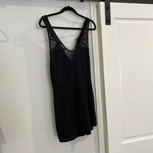 Free people black skort romper
